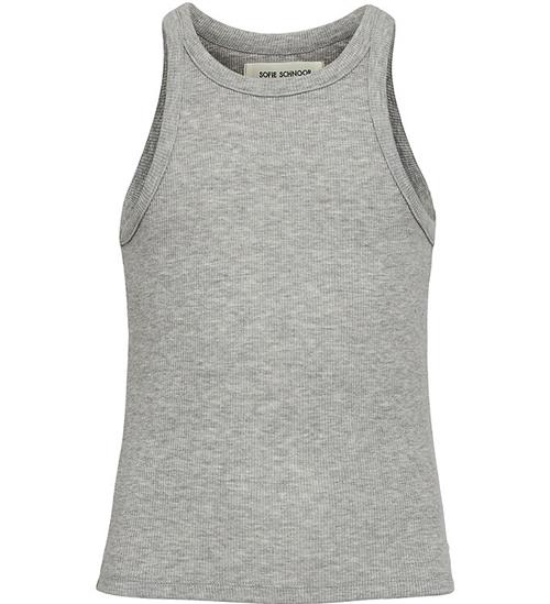 Sofie Schnoor Sofie Schnoor Top - Rib - Annella - Grey Melange