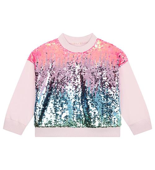 Se Billieblush Sweatshirt - Pink Pale/Glitter ved KidsWorld