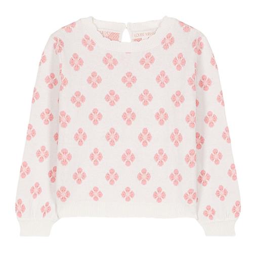 Se Louise Misha Alice Strikket Trøje Floral Jaqcuard | Lyserød | 6 years ved Babyshop