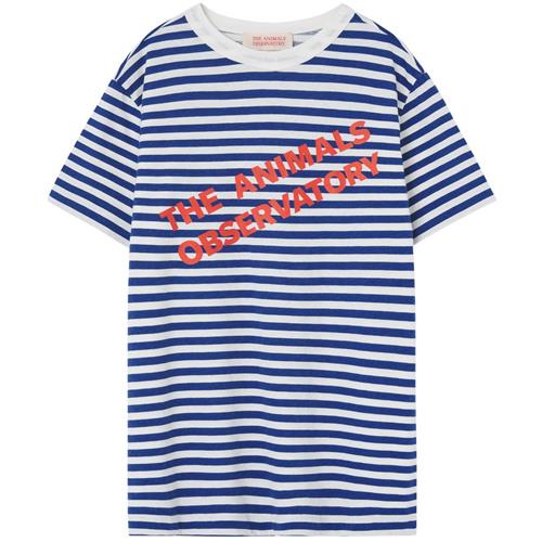 Se The Animals Observatory Big Rooster T-shirt White Striped | Hvid | 2 years ved Babyshop