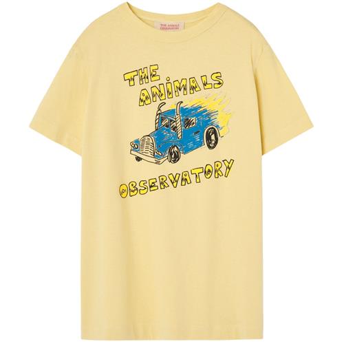 The Animals Observatory Big Rooster T-shirt Soft Yellow | Gul | 2 years