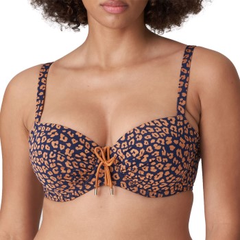 PrimaDonna Punta Rata Padded Balcony Bikini Top Marine mønster F 85 Dame