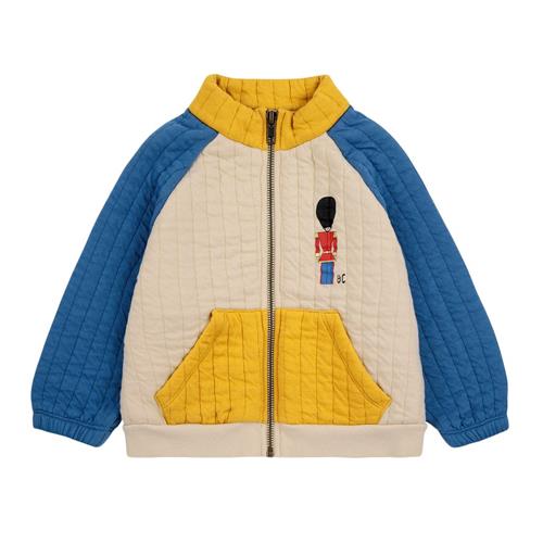 Bobo Choses Little Tin Soldier Quiltet Baby Sweatshirt Med Lynlås Multifarvet |  | 18 months