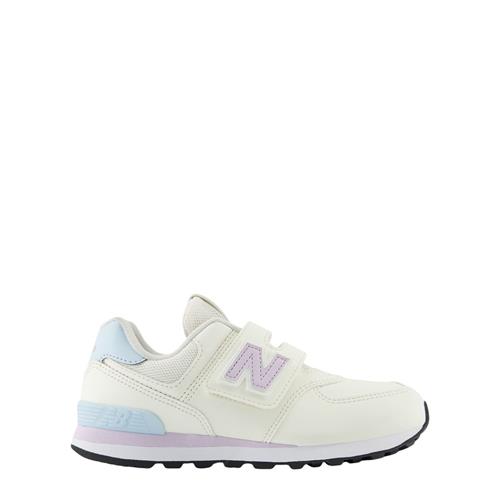 Se New Balance 574 Kids Sneakere Med Velcrostrop Sea Salt | Hvid | 32 EU ved Babyshop