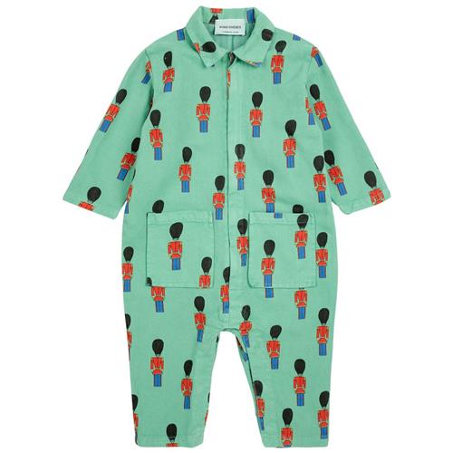 Bobo Choses Little Tin Soldiers Mønstret Jumpsuit Til Baby Grøn | Grønn | 24 months