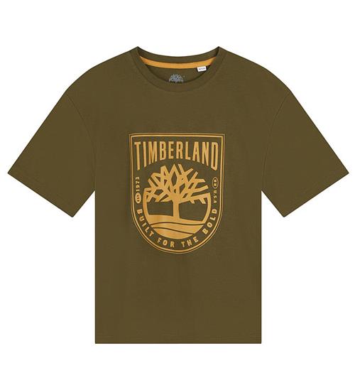 Se Timberland T-shirt - Khaki ved KidsWorld