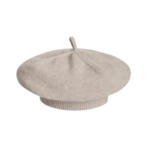 garbo&friends Strikket Beret Oat | Beige | 50/52 cm