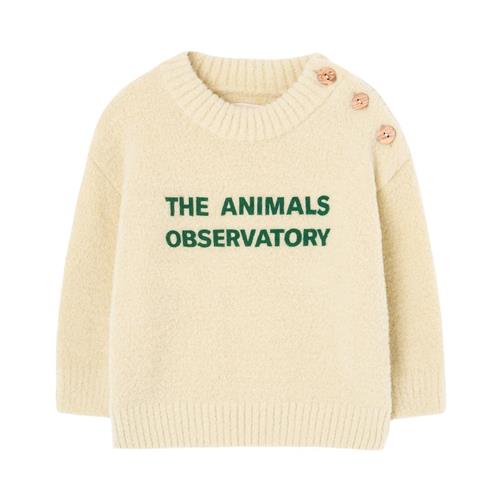 Se The Animals Observatory Bobcat Baby sweater Soft Yellow | Gul | 24 months ved Babyshop