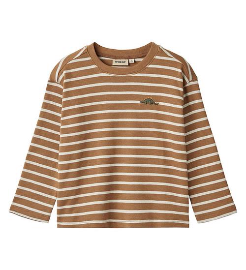 Se Wheat Bluse - Dallas - Caramel Stripe ved KidsWorld