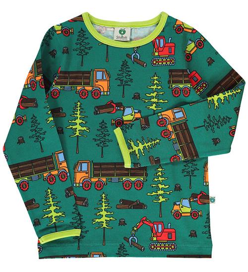 Se SmÃ¥folk Bluse - Petroleum Green ved KidsWorld