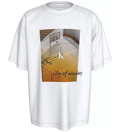 Calvin Klein Calvin Klein T-shirt - City Scene Rlxd - Bright White