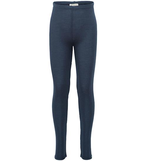 Se Minimalisma Leggings - Rib - Uld - Arona - Midnight ved KidsWorld