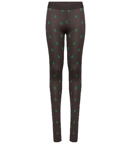 Rosemunde Leggins - Rsmn Monogram Green Print