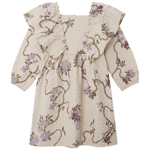 garbo&friends Blomstret Kjole Tree of Life | Beige | 122/128 cm