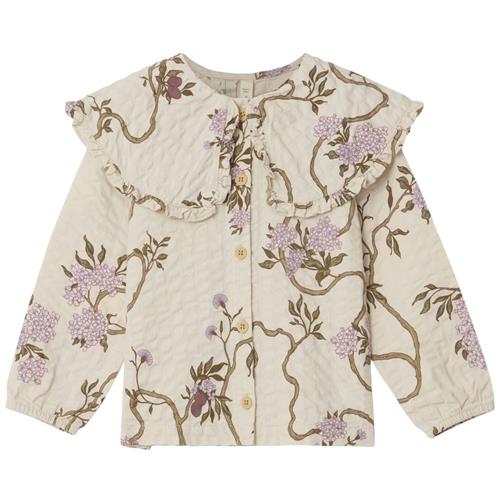 garbo&friends Blomstret Bluse Tree of Life | Beige | 110/116 cm