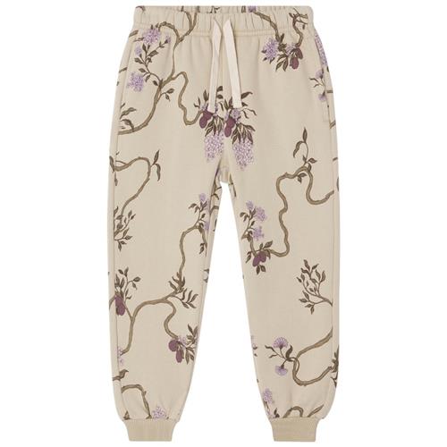 Se garbo&friends Blomstret Baby Sweatpants Tree of Life | Beige | 86/92 cm ved Babyshop