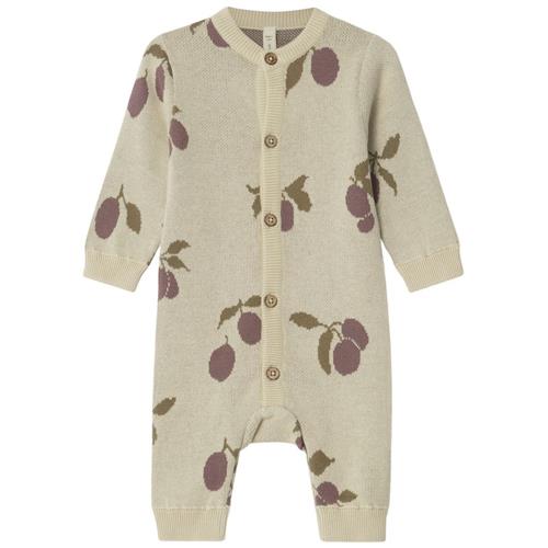 Se garbo&friends Intarsia Body Prune Beige | Beige | 62/68 cm ved Babyshop