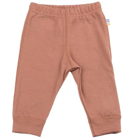 Se Joha Leggings - Uld - RÃ¸d/Brun ved KidsWorld