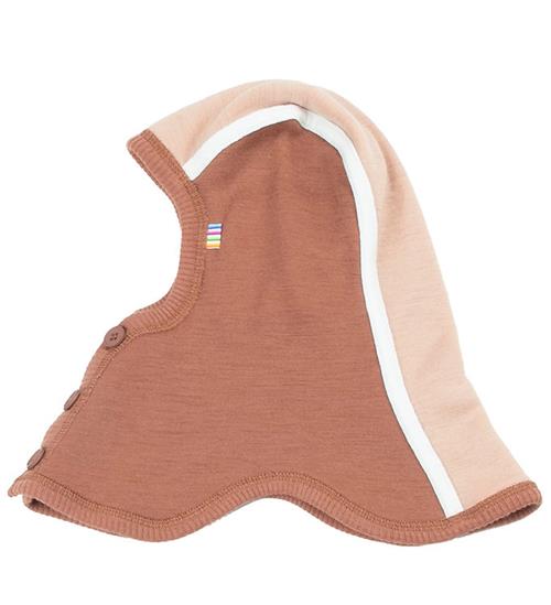 Se Joha Elefanthue - Uld - 2-lags - Rosa/Brun ved KidsWorld