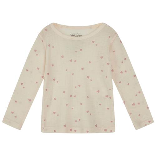 Se Hust&Claire Acel Langærmet T-shirt Ecru | Beige | 104 cm ved Babyshop