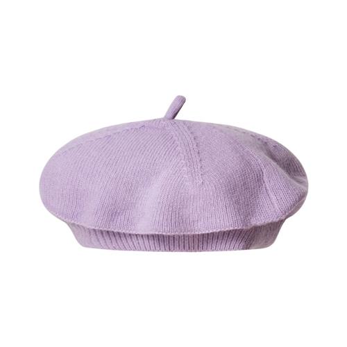 garbo&friends Strikket Beret Syrenfarvet | Lilla | 54/56 cm