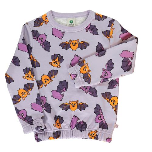 Se Småfolk Sweatshirt with bats  Orchid Petal | Lilla | 1-2 years ved Babyshop