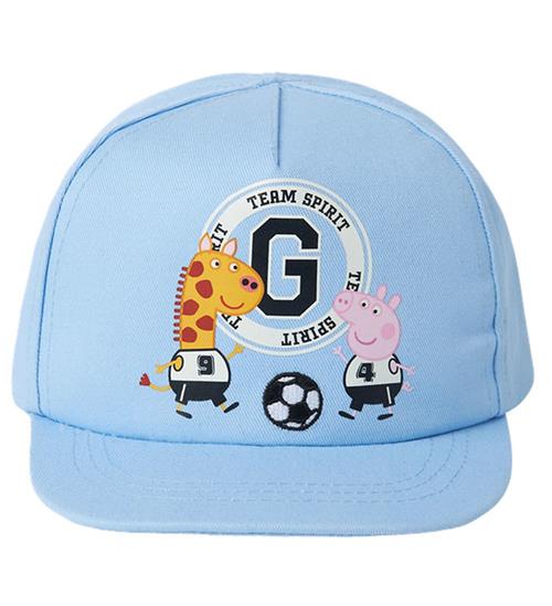 Se Name It Kasket - NmmMisael Peppa Pig - Chambray Blue ved KidsWorld