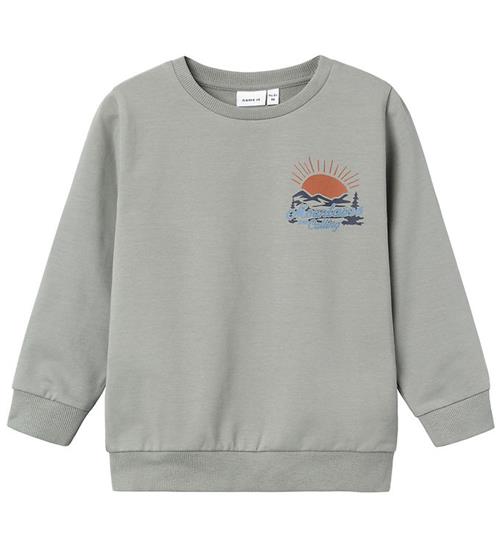 Se Name It Name It Sweatshirt - NmmLava - Wild Dove ved KidsWorld