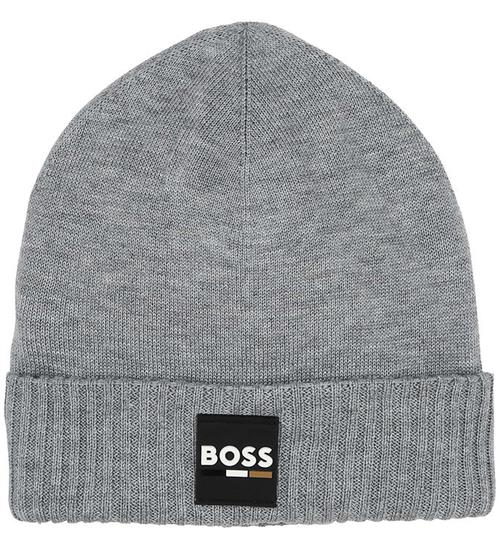 BOSS BOSS Hue - Strik - GrÃ¥meleret