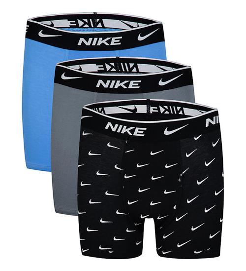 Nike Nike Boxershorts - Dri-Fit Everyday - 3-Pak - Sort/GrÃ¥/BlÃ¥