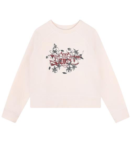 Se Zadig & Voltaire Sweatshirt - Apricot m. Print ved KidsWorld