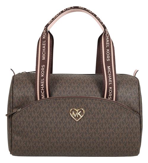 Michael Kors Michael Kors Taske - Brun/Rosa m. Logoer