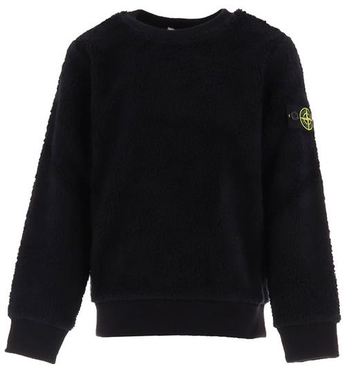 Se Stone Island Bluse - Fleece - Sort ved KidsWorld