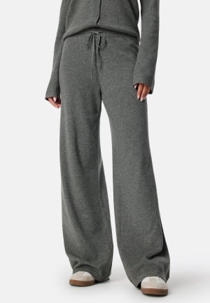 Josefin Lavold X Bubbleroom Josefin Knitted Pants Grey melange M