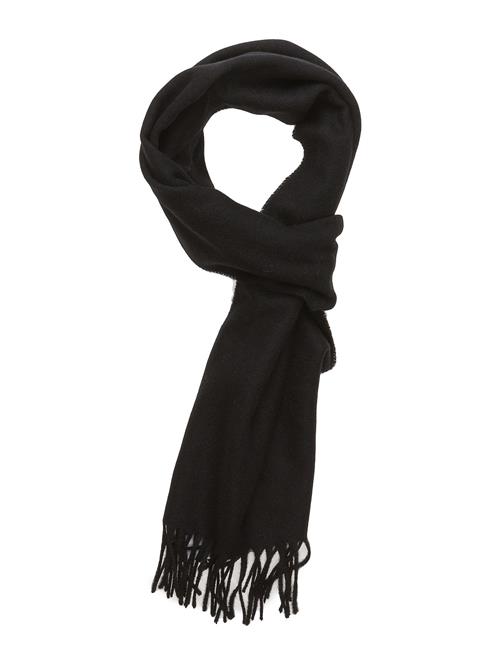 Se GANT Solid Lambswool Scarf GANT Black ved Booztlet