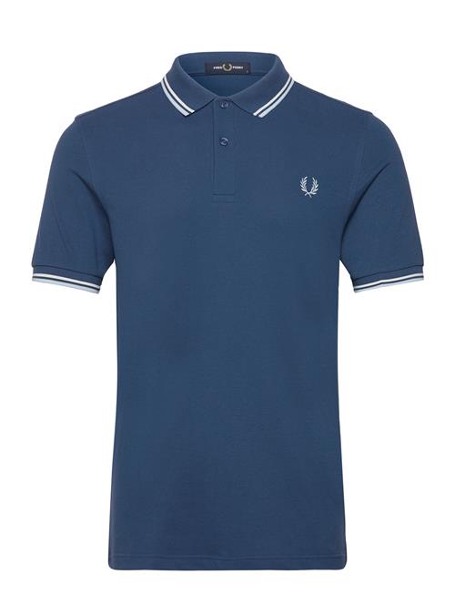 Se Fred Perry Twin Tipped Fp Shirt Fred Perry Navy ved Booztlet