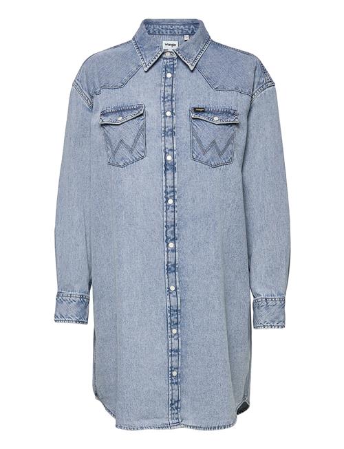 Wrangler Denim Shirt Dress Wrangler Blue