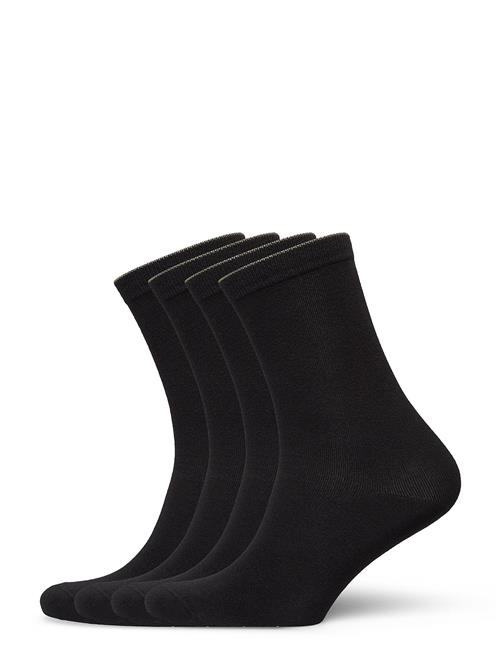 Se Lindex Sock 4 P Coloured Top Lindex Black ved Booztlet