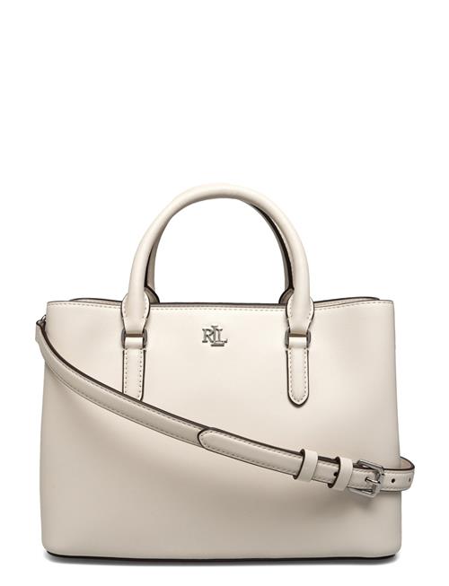 Lauren Ralph Lauren Leather Small Marcy Satchel Lauren Ralph Lauren Cream