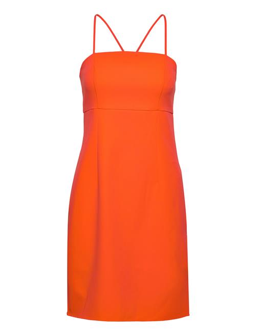 ONLY Onlabba Strap Slim Slit Dress Cc Tlr ONLY Orange