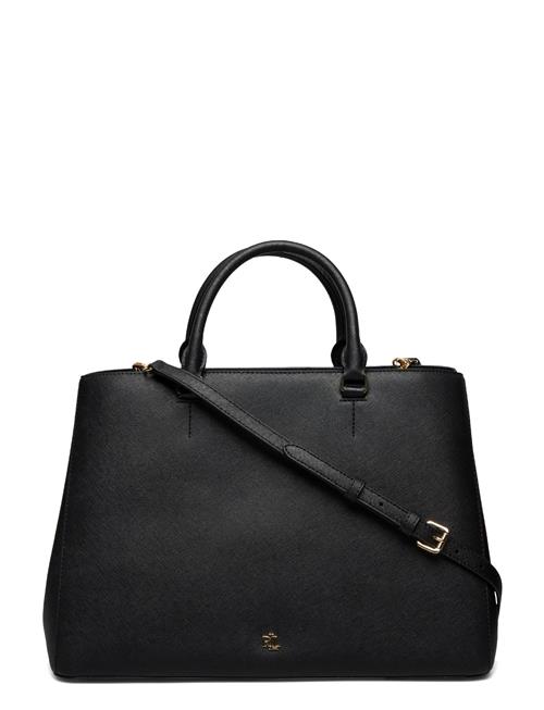 Se Lauren Ralph Lauren Crosshatch Leather-Hanna 37-Stl-Lrg Lauren Ralph Lauren Black ved Booztlet