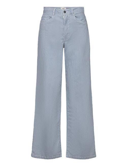 Se Object Objmoji Mw Wide Long Jeans 126 Object Blue ved Booztlet