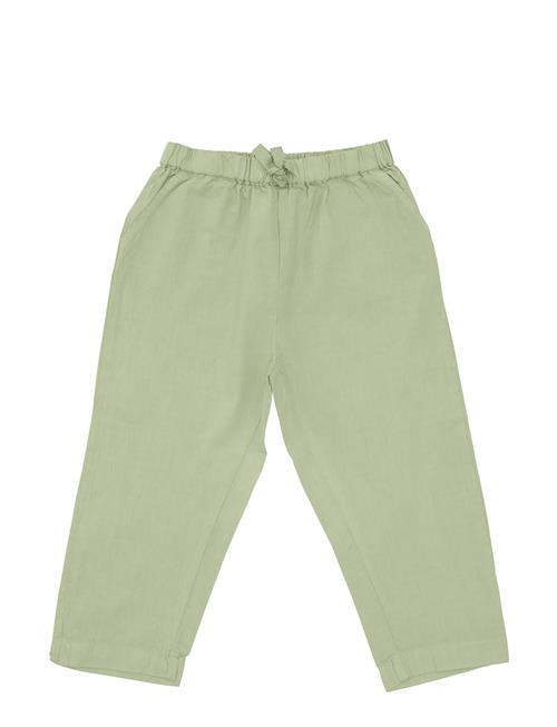 Copenhagen Colors Classic Crisp Poplin Trousers Copenhagen Colors Green