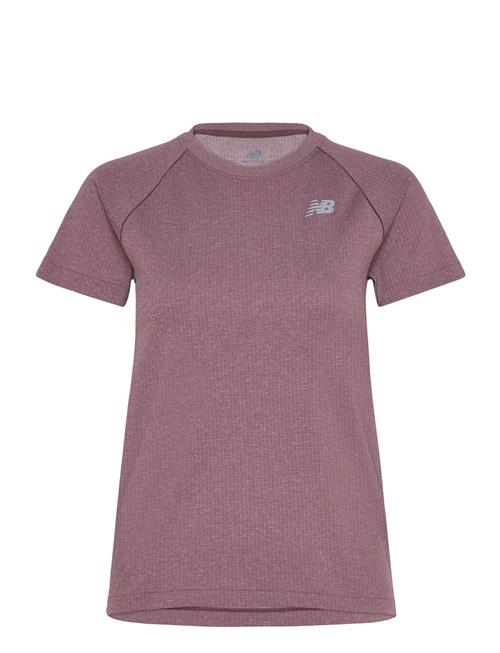 New Balance Knit Slim T-Shirt New Balance Burgundy