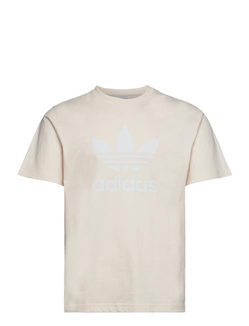 Se adidas Originals Trefoil T-Shirt Adidas Originals Beige ved Booztlet