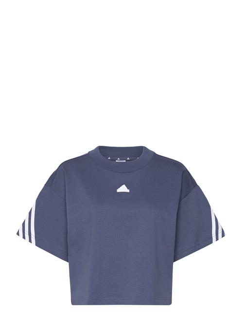 Se adidas Sportswear W Fi 3S Tee Adidas Sportswear Blue ved Booztlet