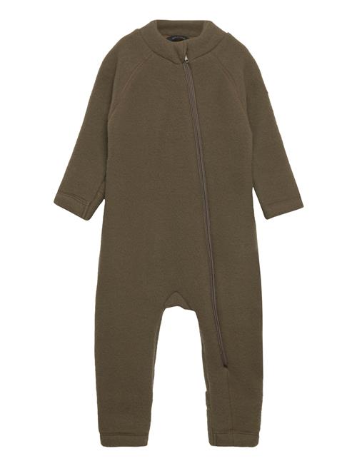 Se mikk-line Wool Baby Suit Mikk-line Khaki ved Booztlet