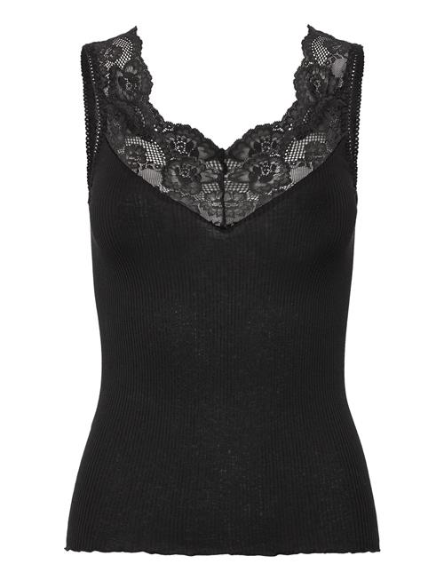 Rosemunde Silk Top W/ Lace Rosemunde Black