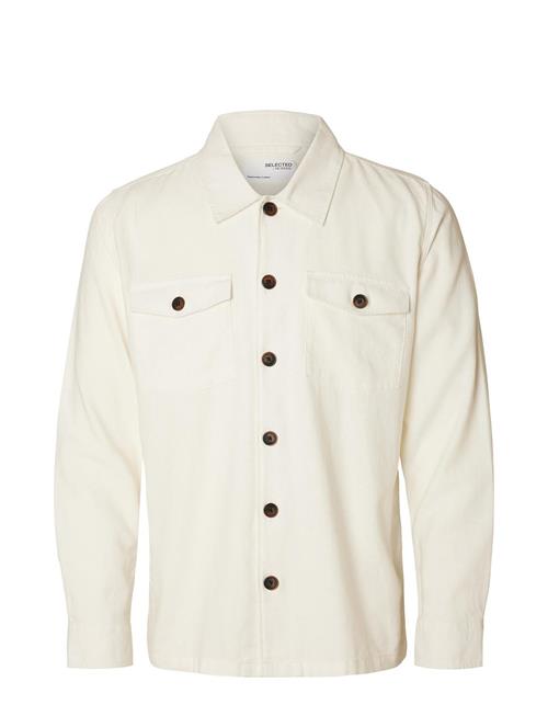 Selected Homme Slhbrody-Linen Overshirt Ls Selected Homme Cream