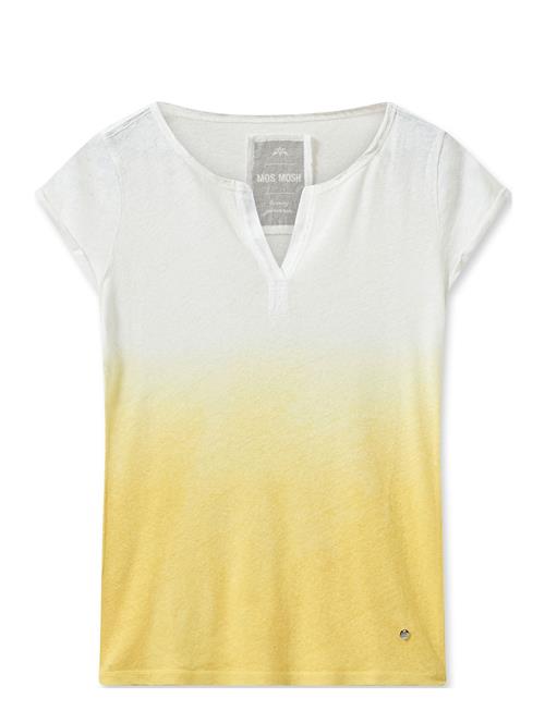 MOS MOSH Mmtroy Ss Dip Dye Tee MOS MOSH White